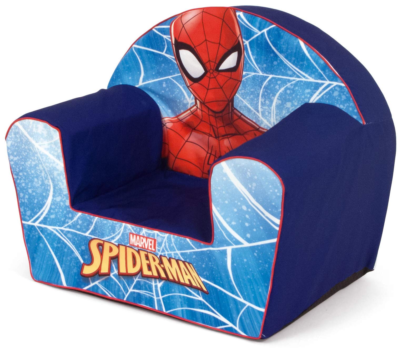 ARDITEX Sillón Infantil Spiderman Sofá Desenfundable Espuma 42 x 52 x 32 cm