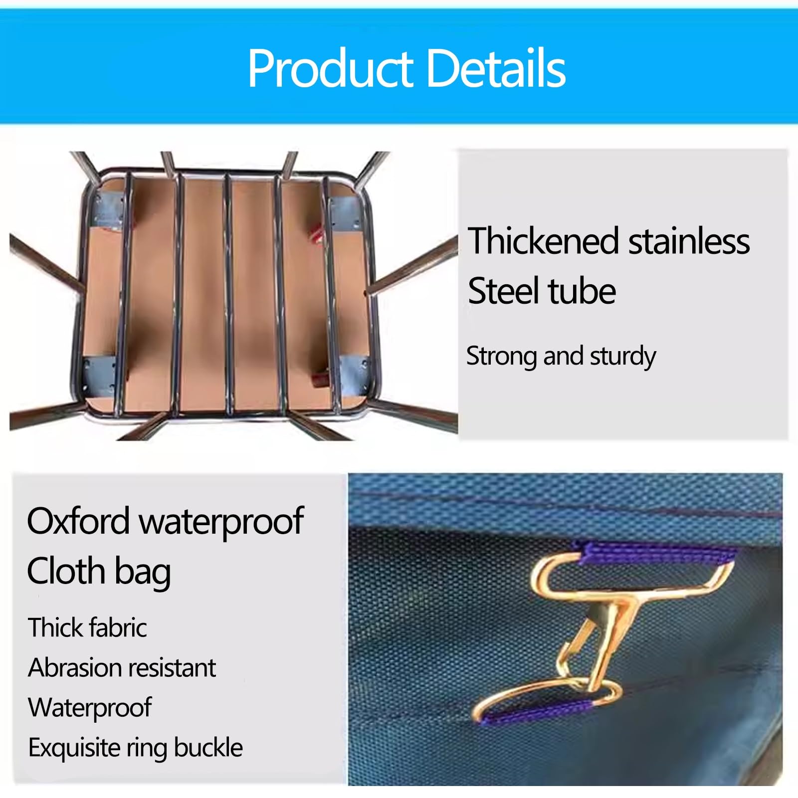 Cesta Ropa Sucia con 4 Ruedas Carro de Limpieza Profesional Gran Uso Acero Inoxidable Intensivo Cesta de La Ropa 100kg de Carga para Uso Comercial y Doméstico(Brown,90 * 65 * 85cm)