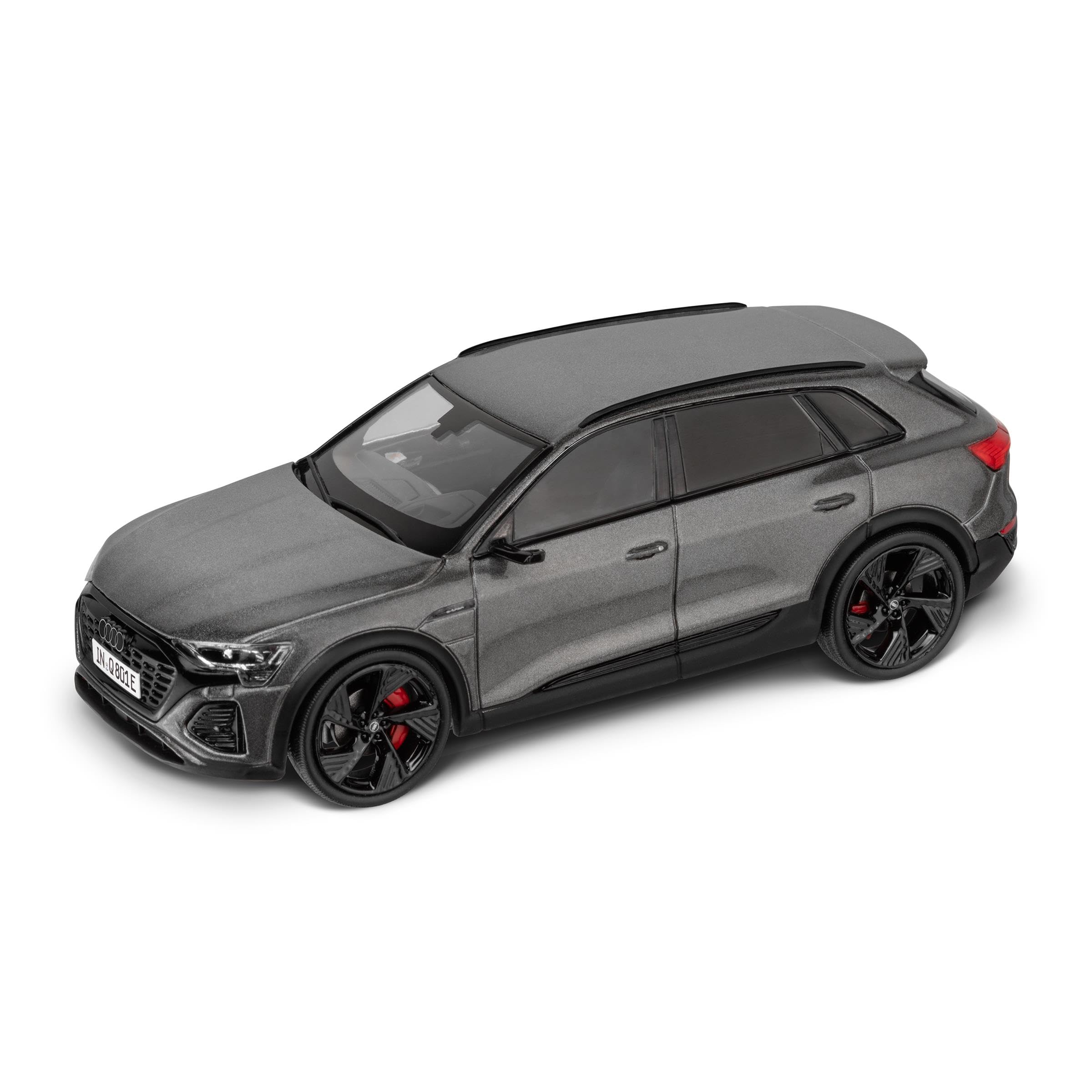 Audi 5012328631 Modellino Auto Q8 e-Tron Modello Miniatura, Scala 1:43, Grigio