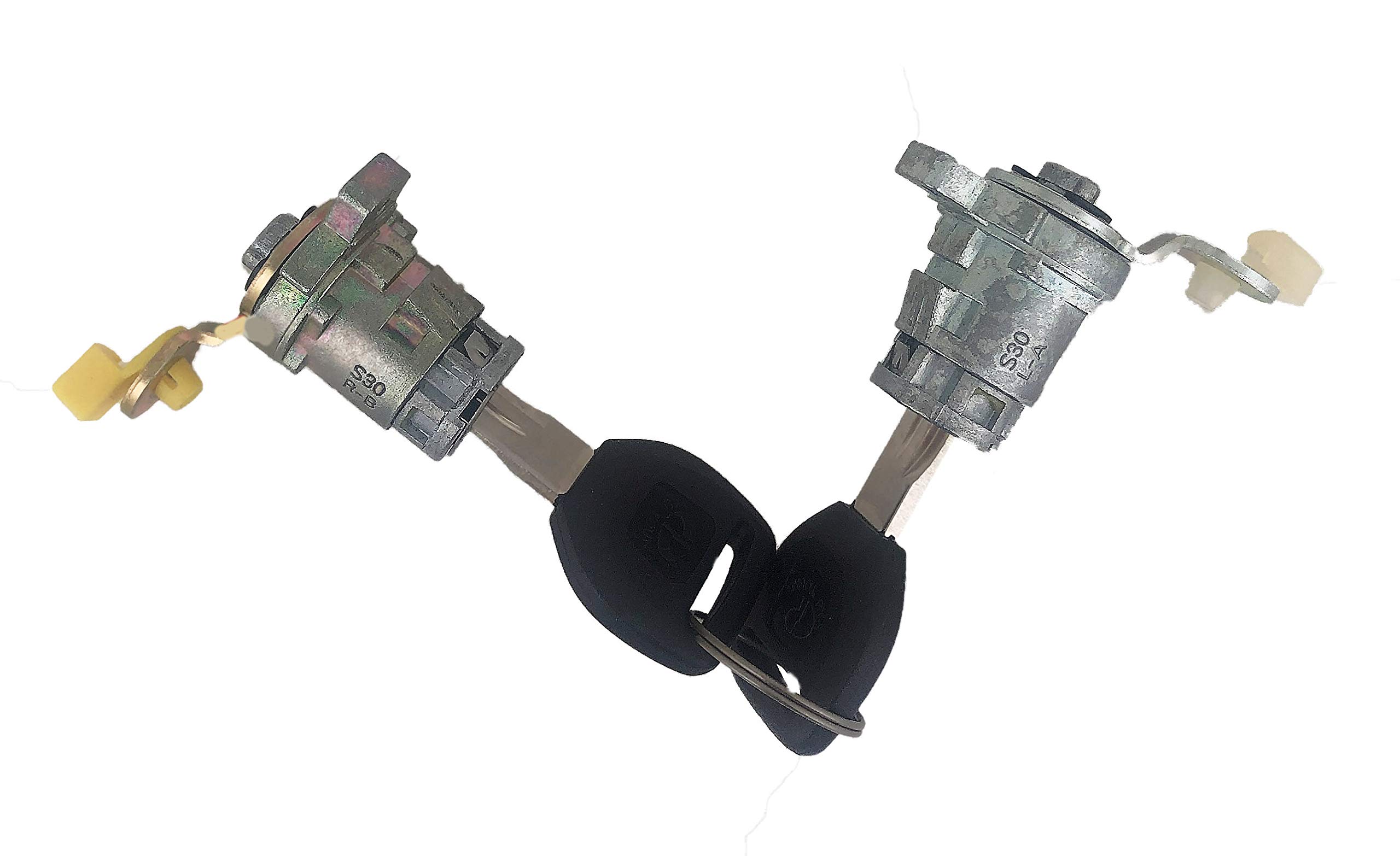 Golden Selection Door Lock Cylinder With 2 Keys Compatible With 1998-2003 Honda Accord Odyssey 3.0L 3.5L V6 2.3L L4 72145-S84-A11 72146-S84-A11 72145S84A11 72146S84A11 72145-S0X-A21 72146-S0X-A21