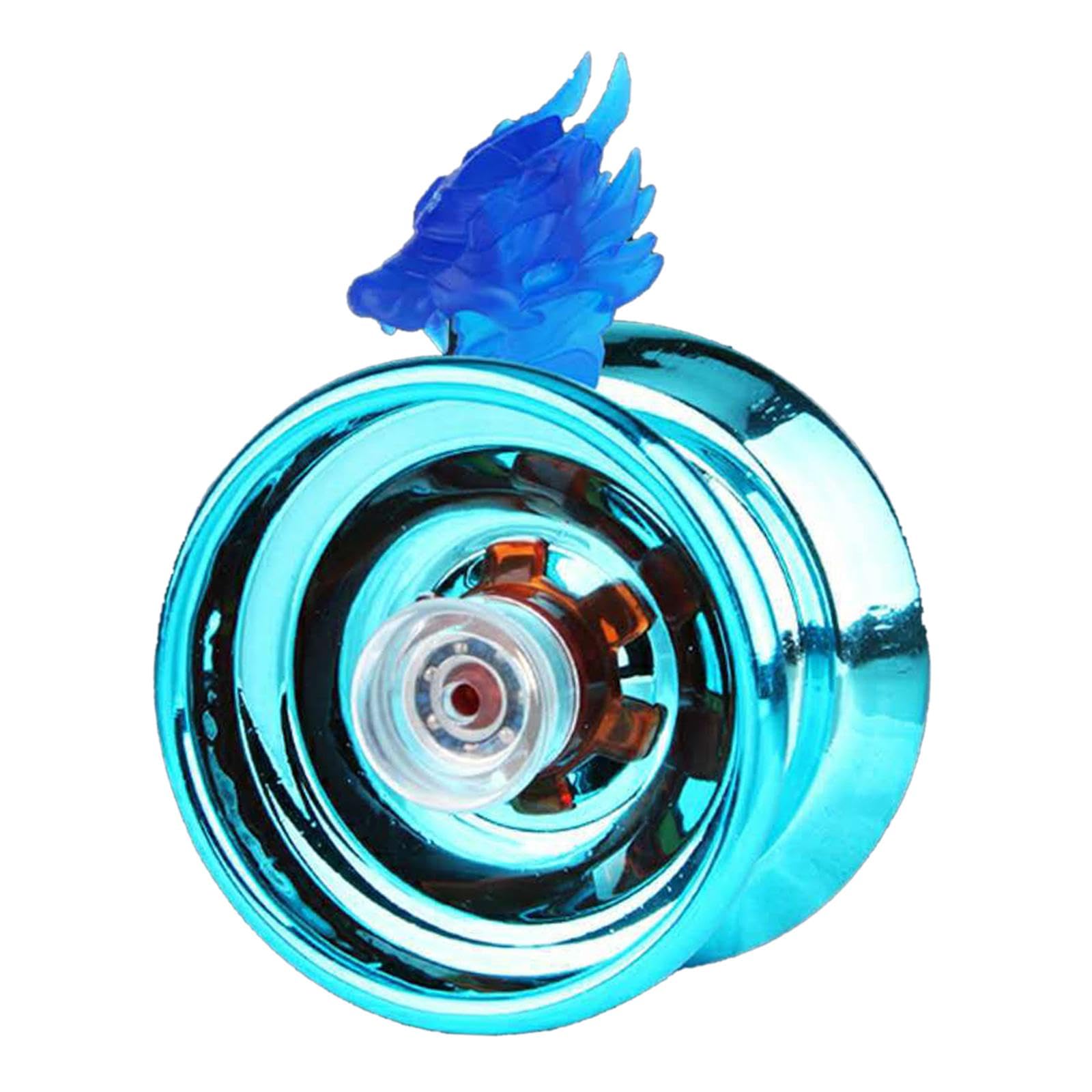 Juego de 10 cuerdas Yoyo profesionales accesorios truco básico para niños adultos azul, 2.25 x 2.25 x 1.6 pulgadas