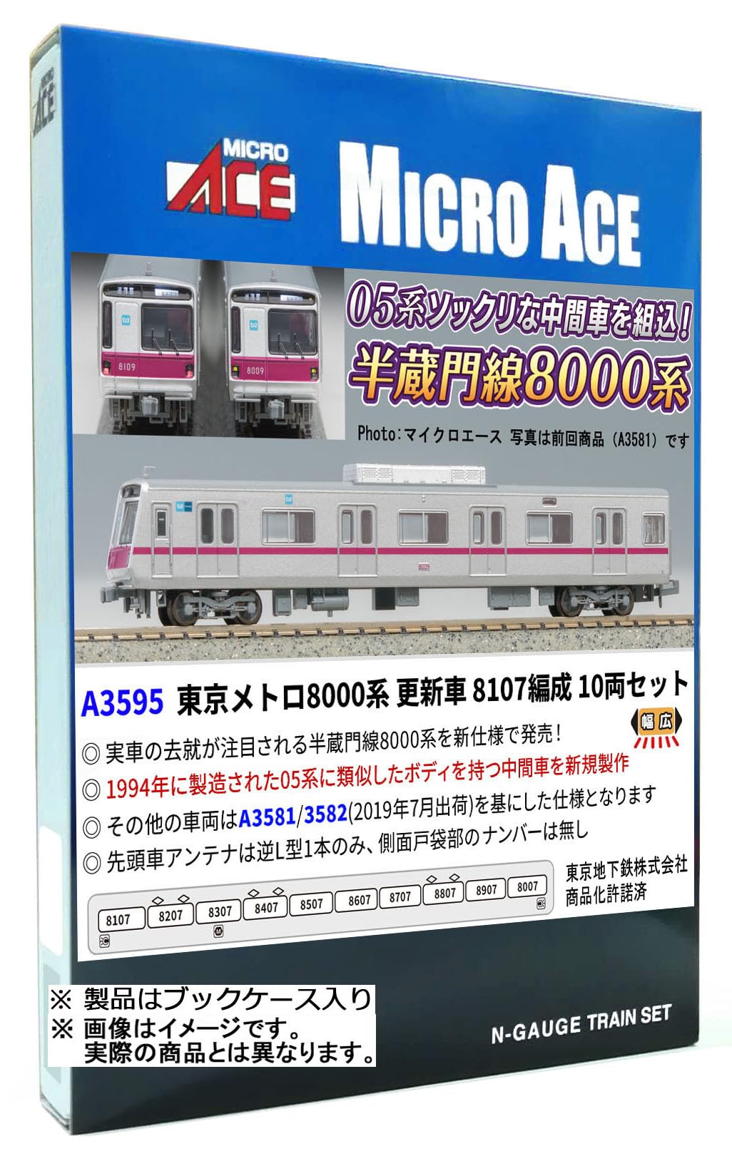 MICRO ACE 東京メトロ8000系 Nゲージ 10両 Amazon | マイクロエース (MICRO ACE) Nゲージ 東京メトロ8000系 更新