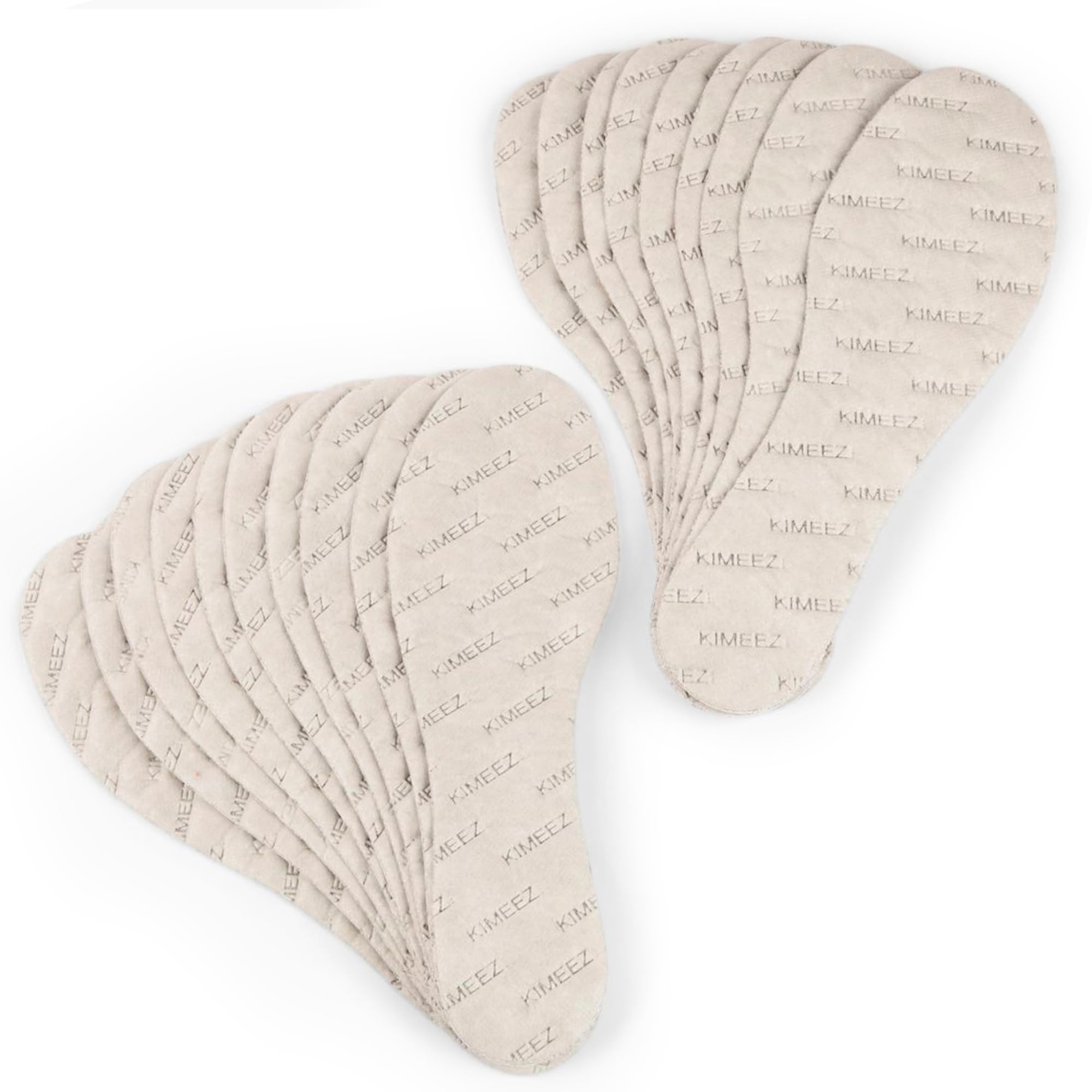 FOOTPALM - Forro desechable para zapatos para pies sudorosos, precortado, inserto de calcetín invisible para mujeres y hombres, absorbe la humedad, antideslizante, sin olor, plantilla ultrafina
