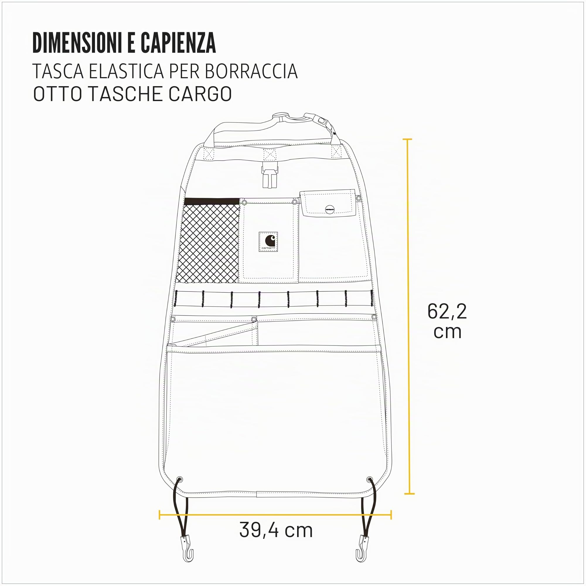 Carhartt - Organizer Universale per Sedile