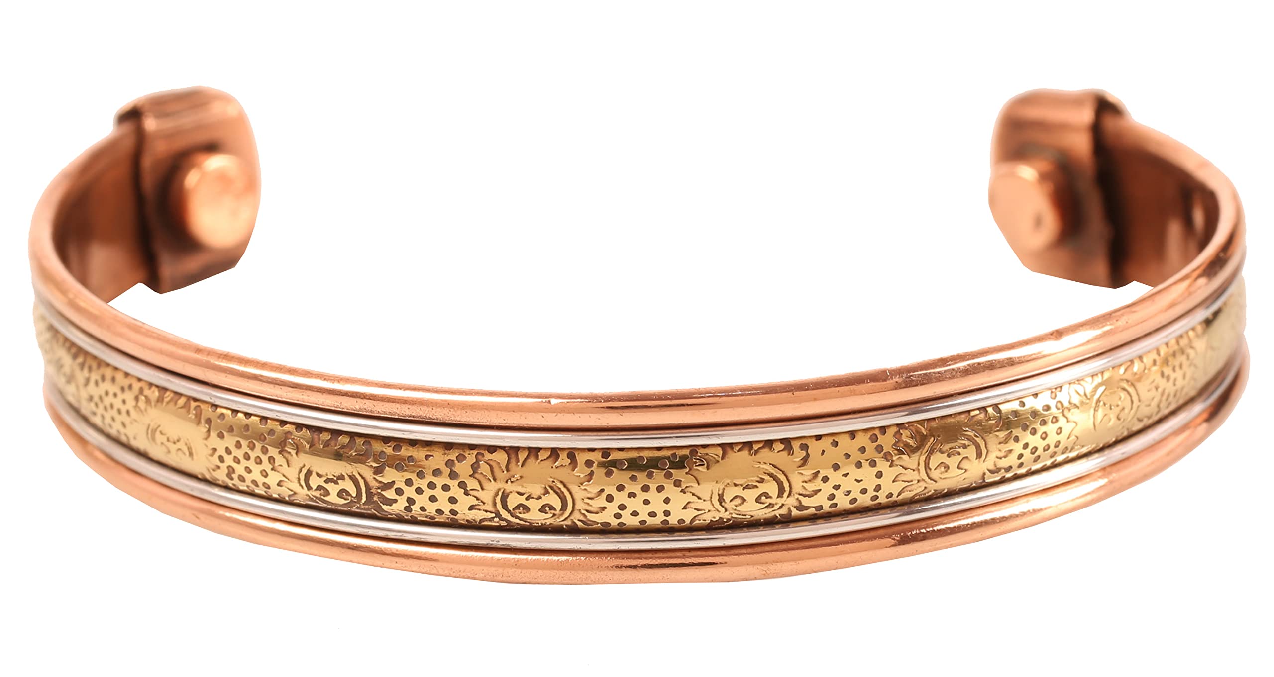 Touchstone handcrafted magnetic copper bracelet. Hand forged with solid and high gauge Tibetan style engraved cuff pure copper jewelry for women men. Sun Inspired (B09V1BKP69) Amazon Price History, Amazon Price Tracker