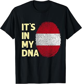 Austria In My DNA Austrian Flag Team Austria T-Shirt