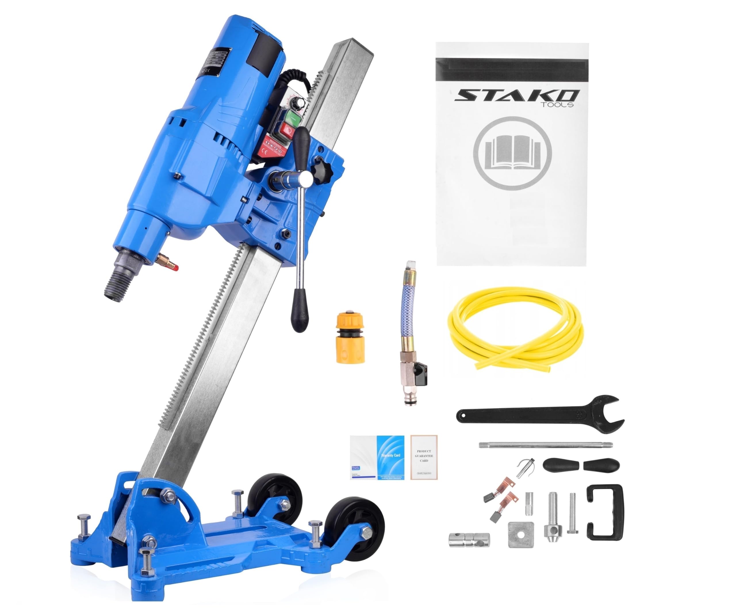 STAKO Trapano Potente 4350 W - Trapano a Nucleo Max. 760 giri/min - Supporto Inclinabile 80° - Diametro Max. FI 305 mm - ST305_SR