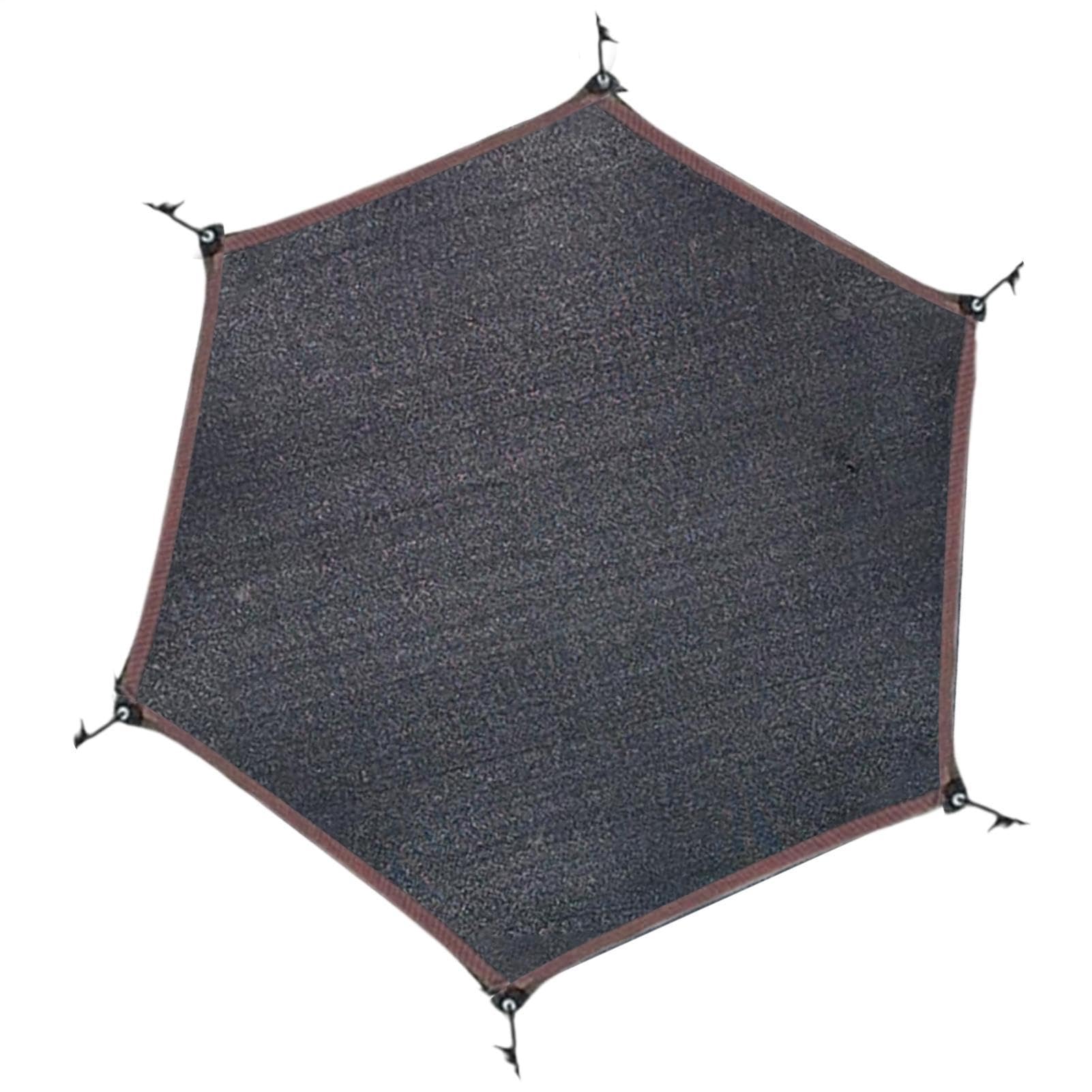 Trampoline Canopy 8/10/12 Feet Waterproof UV Protection Trampoline Cover Nylon Round UV Protection Sunshade Accessories Waterproof Replacement Part For Playground, Backyard & Garden