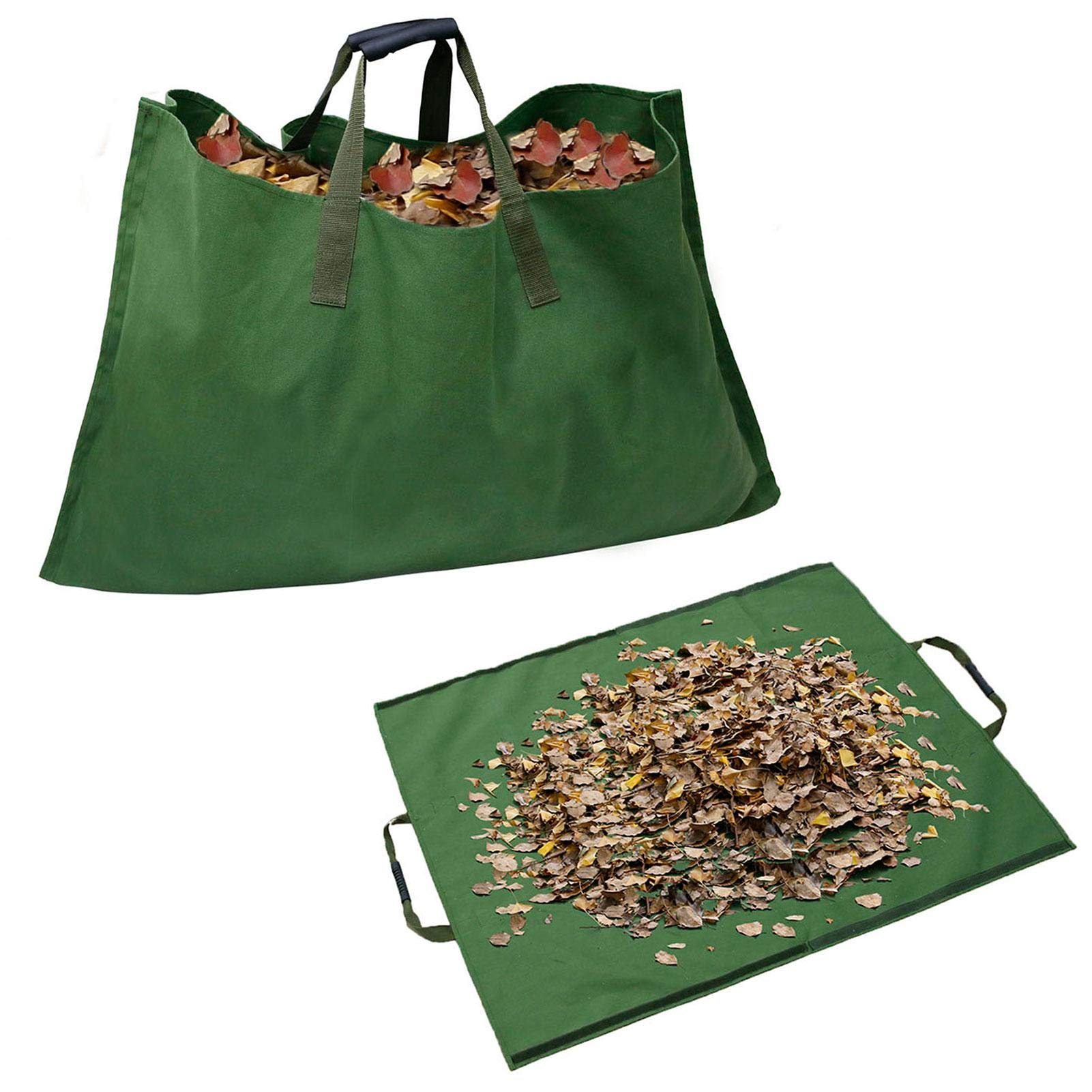 Buy Garden Waste Bags, 2 In 1 Heavy Duty Large Refuse Sacks Tip Sheet