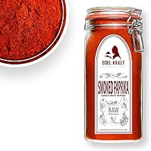 Smoked Paprika Powder 700 g in Premium Wire Clip Jar | Elegant Herb - Tips Smoked Pepper - 100% Natural Pepper Powder Smoked | Smoked Paprika BBQ