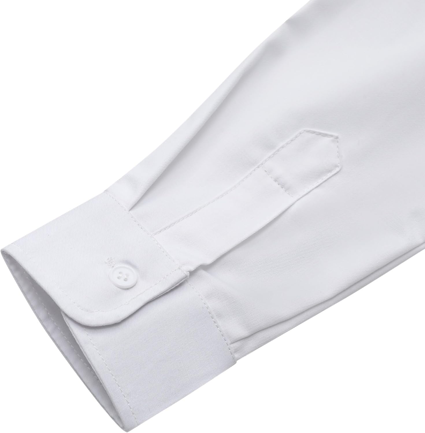 Womens Button Down Shirts Cotton Fitted Dress Shirts Long Sleeve Office Blouses Collared Tops - Image 7