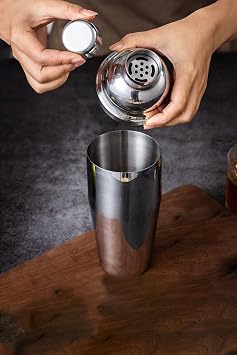 Complete Steel 500 ml Shaker Cocktail Preparation Container Cup cin344