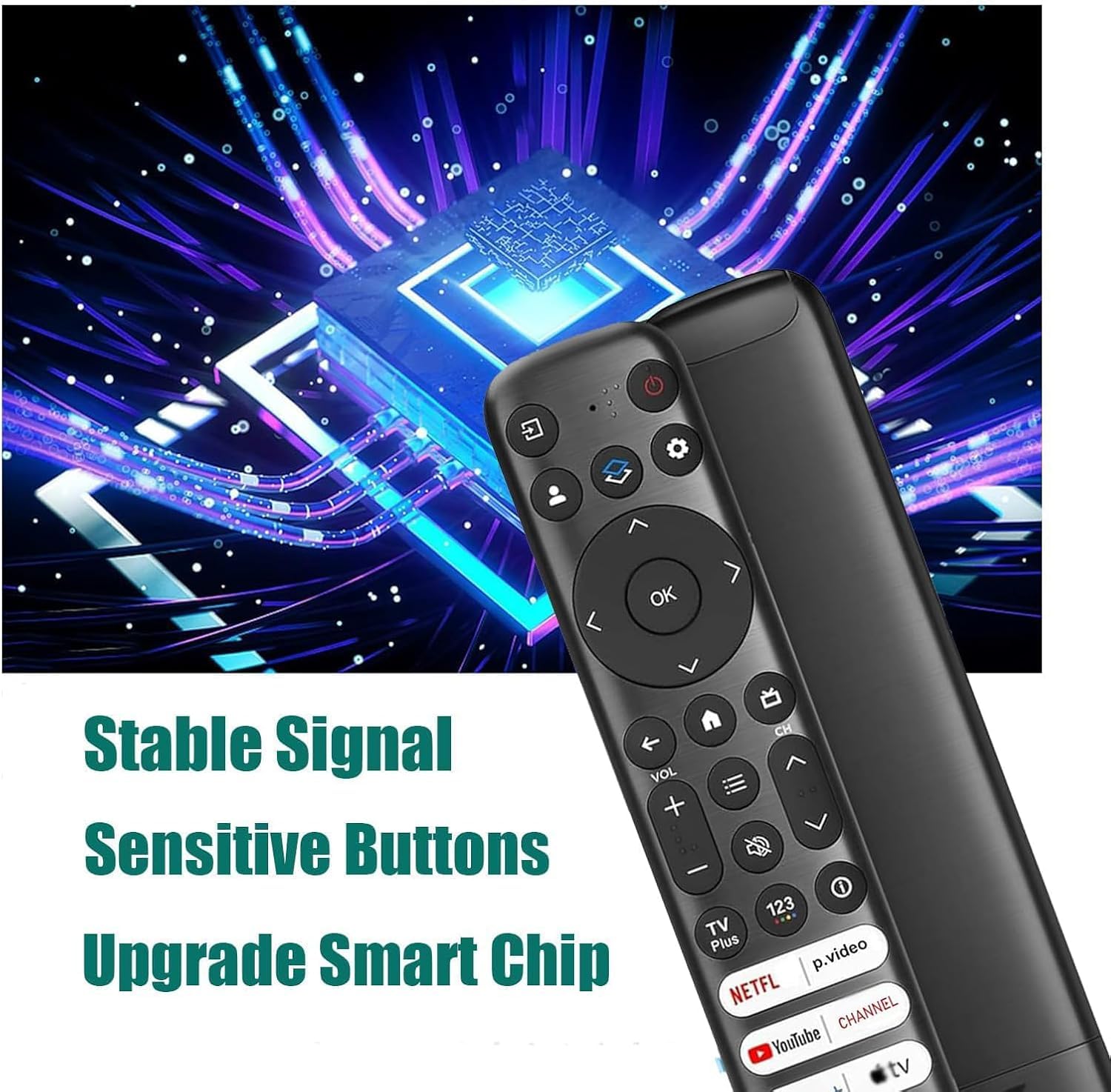 Amazon.com: Replacement Remote for T-C-L Google TV Remote, RC813