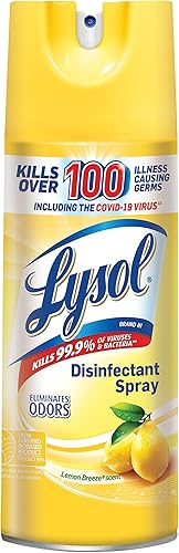 Lysol - Espray desinfectante brisa de limón 125 onzas