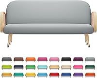 Vista 20 de MoNiBloom Funda para futón de tamaño Queen, elástica, sin brazos, funda para sofá sin brazos, protector de muebles, duradera y lavable, con Cereza