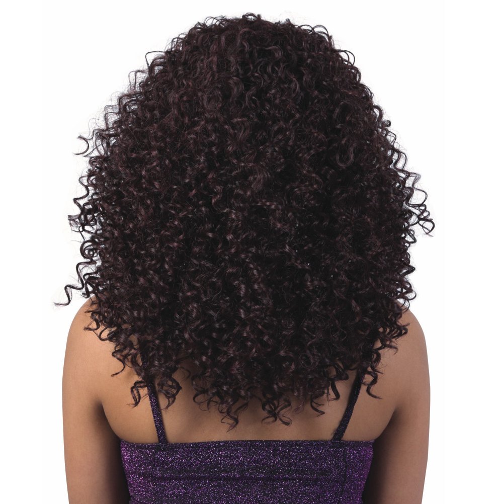 Motown Tress (Qe.abby) - Synthetic Half Wig in DARKEST BROWN
