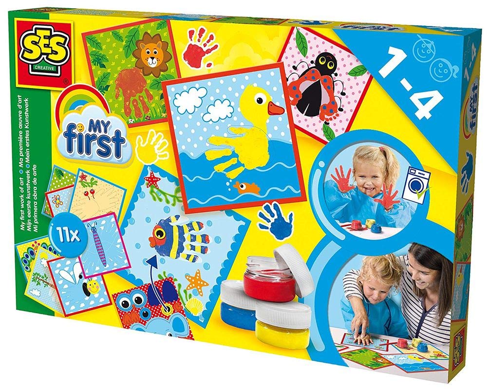SES Creative 14419 first work of art, Mixed Colours,Small, Blue, Red, Yellow