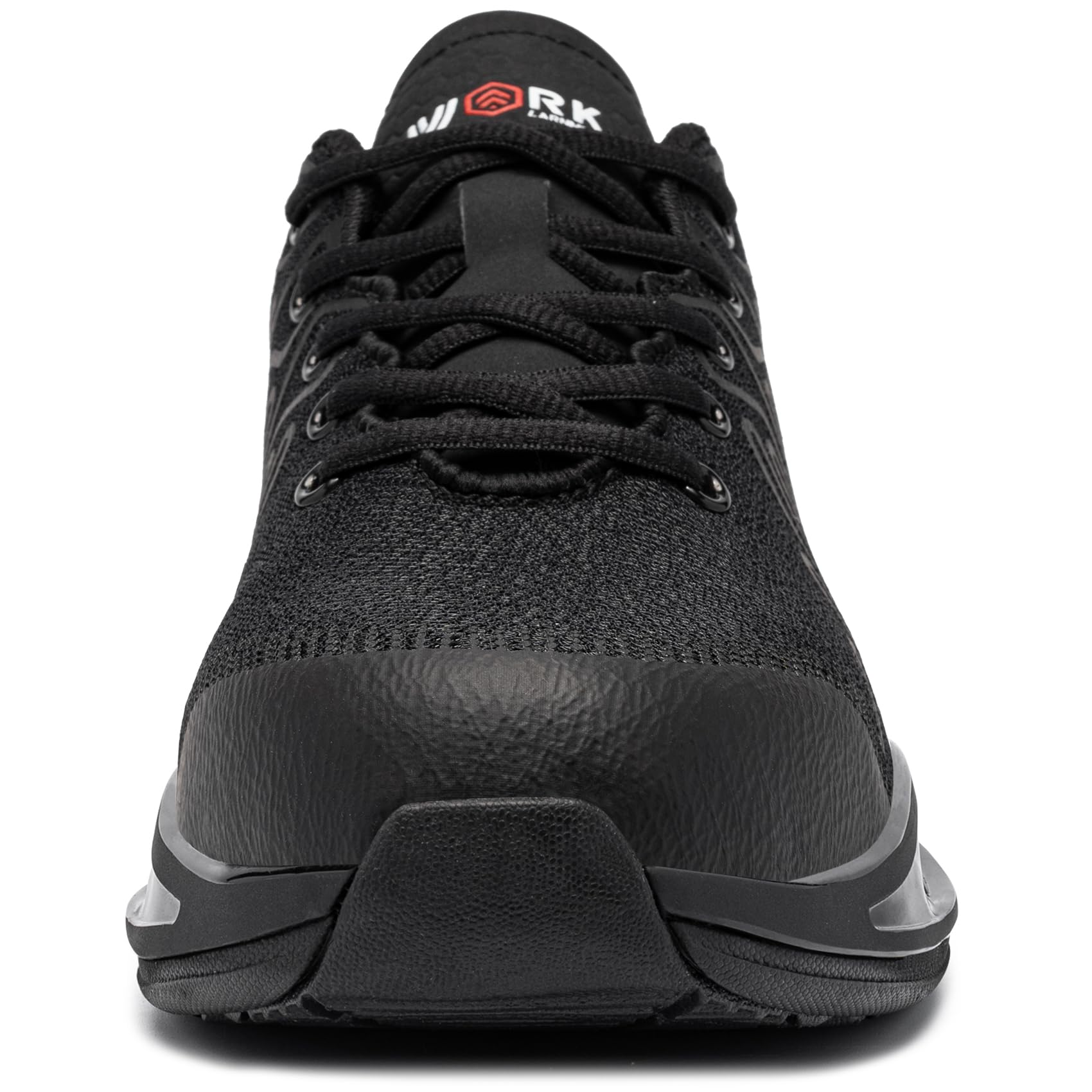 LARNMERN Chaussures de Securite Femmes Legere Amorti Confortable Embout Protection Acier Respirabilité Chaussure de Travail Mode Basket Securite Noir A 38EU