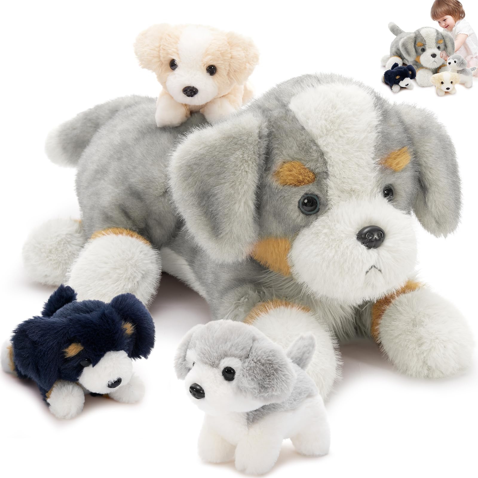 Amazon.com: Tezituor 5Pcs Australian Shepherd Dog Stuffed Animals