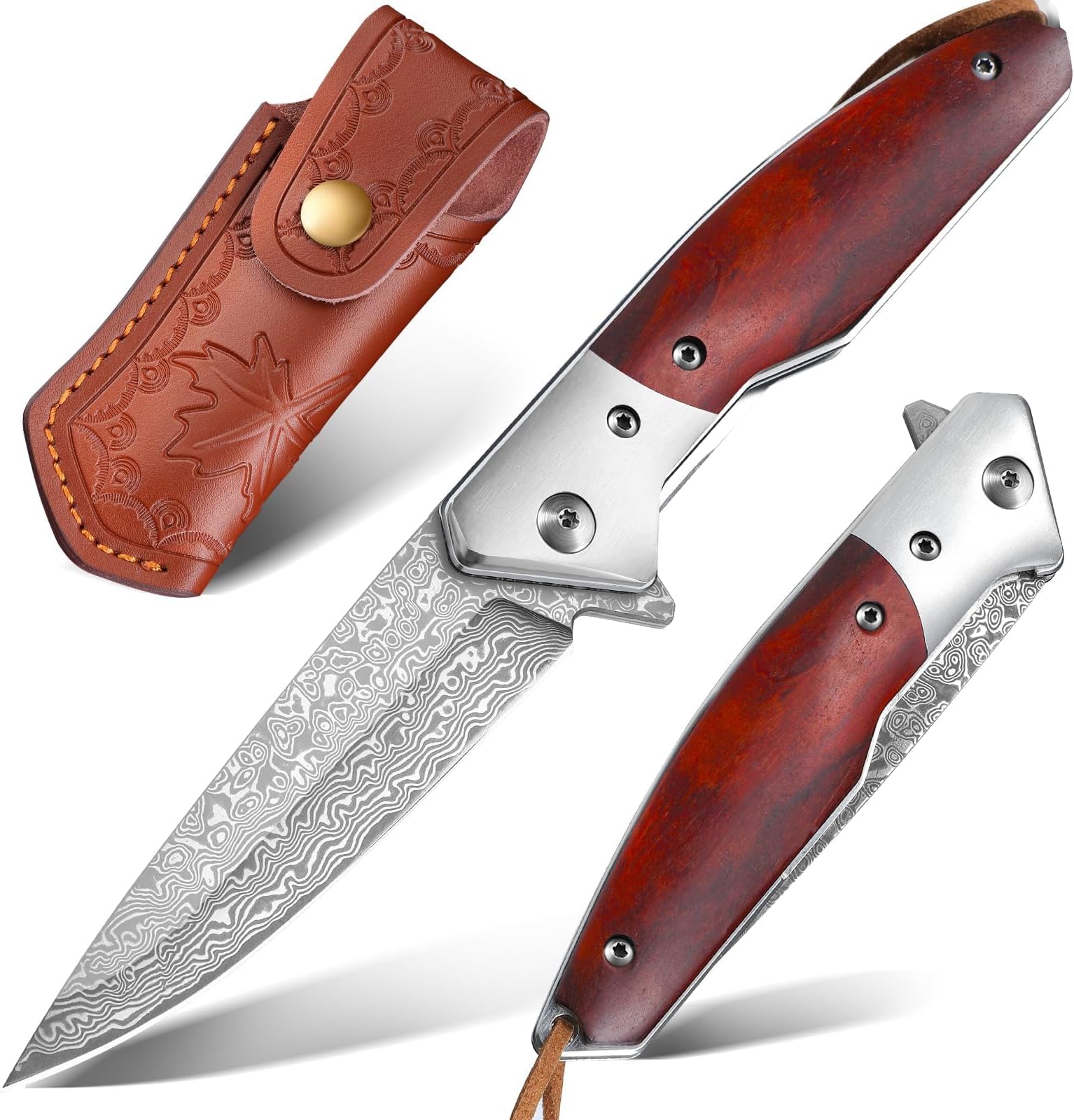 GIWFBQTR Messerscheide Mit Gürtelclip - Metall Clip Für Messertaschen