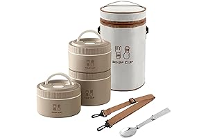 Portable Thermal Lunch Box Stainless Steel Heat Preservation Bento Box