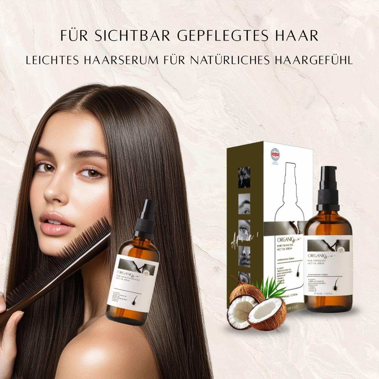 Hair Growth Serum | mit Capixyl Hair Loss Serum | für Haarwachstum 3 x 50 ml