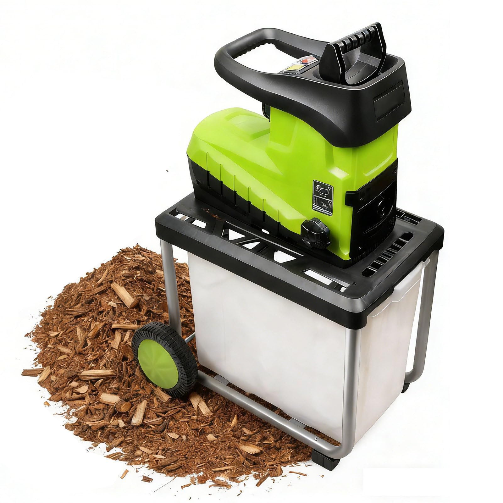SHAHRYAR Broyeur à Bois Électrique Broyeur Jardin à Turbine 2800 W