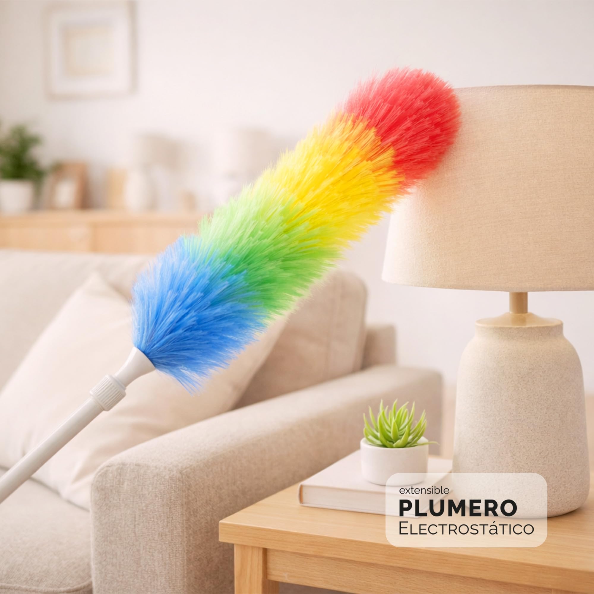 PAMEX Plumero Electroestático Extensible 45-75cm