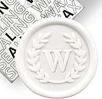 Vista 77 de 50 calcomanías adhesivas de sello de cera con letra M rosa, hechas a mano, sin necesidad de sellar, rasgar y usar calcomanías de cera