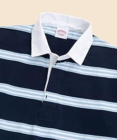 Casual Weight Short Sleeve Rugby Shirt: Navy 330002157 Casual Weight Short Sleeve Rugby Shirt: Navy 330002157