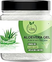 Pure Aloe Vera Skin/Hair Gel With Vitamin E & Natural Emollients | Fresh Soothing gel for Skin | All Skin Type - 400g