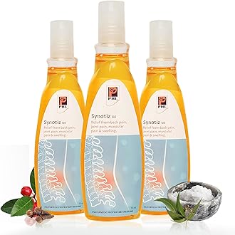 - Synotiz Pain Relief Oil Roll-On 150ml (50ml x 3) – Fast Knee, Joint & Muscle Relief, Eases Swelling, Herbal Formula for Back & Body Aches | Complete Ortho Care | Ayurvedic Ayush Certified