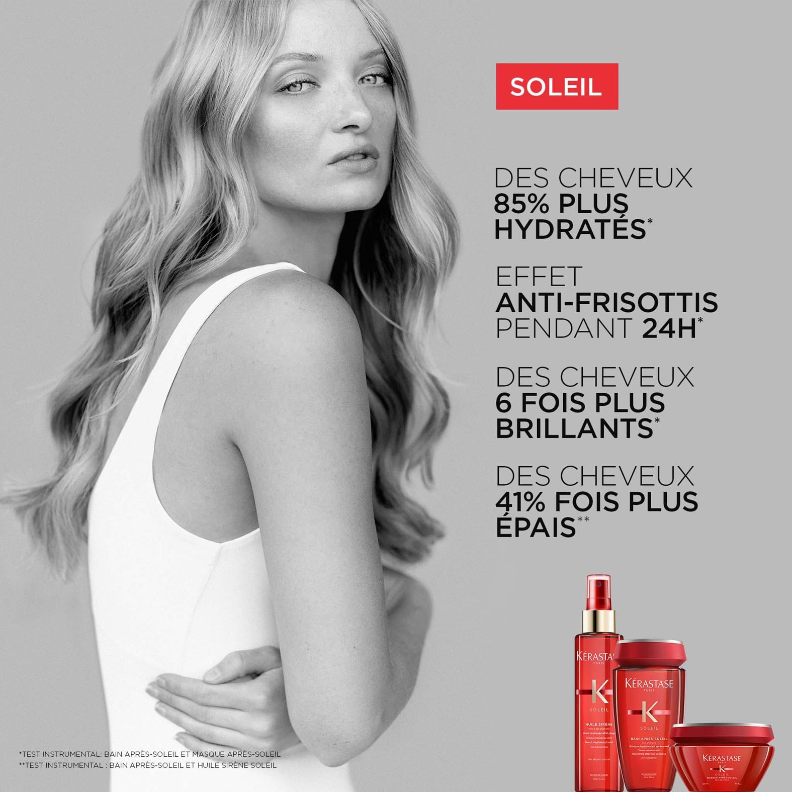 KÉRASTASE Soleil - Shampoing Soin avec Protection Solaire - Pour Tous Types de Cheveux - Bain Après-Soleil - 250 ml