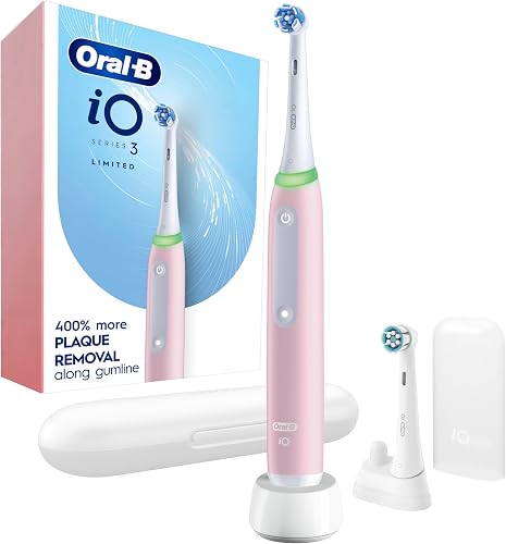 Oral-B iO3 Limited Electric Toothbrush — Azalea Pink
