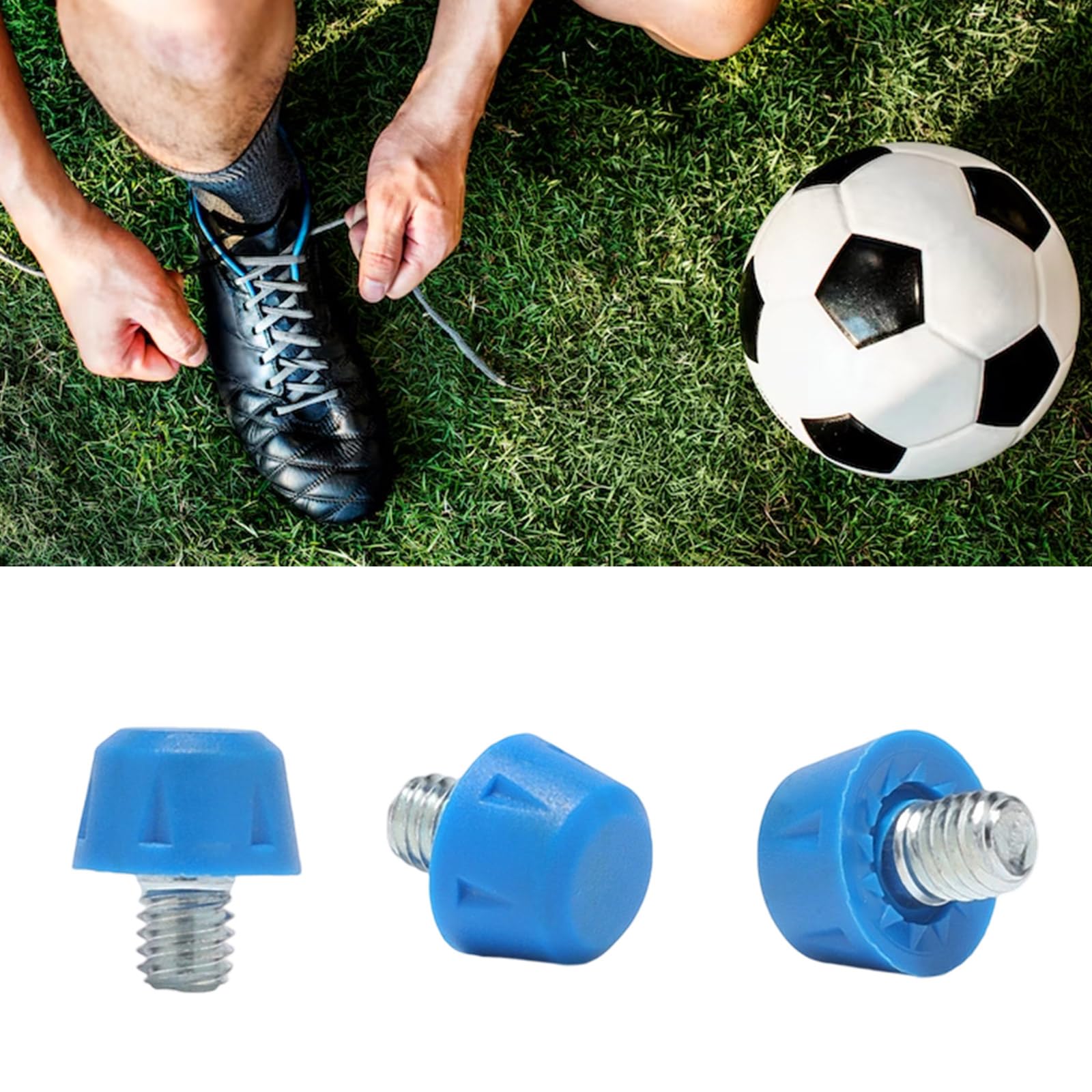 Lot de 12 crampons de rechange pour chaussures de football pour femmes, hommes, garçons et filles