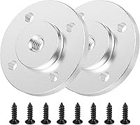 Vista 9 de PATIKIL Soporte de brida de micrófono de rosca hembra de 3/8 "-16, base de montaje de mesa de cuello de cisne de escritorio con tornillo de cabeza