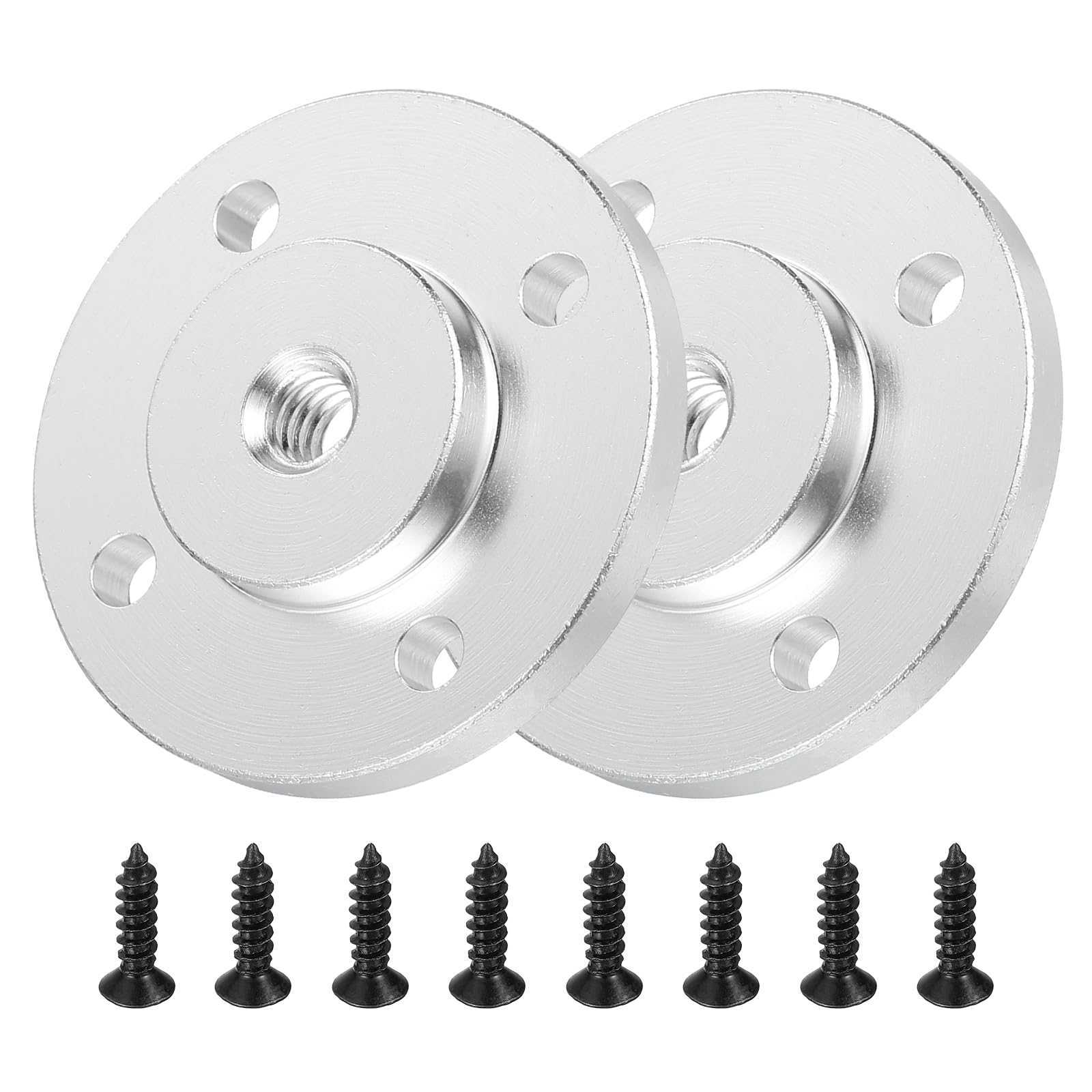 PATIKIL 1/4"-20 Female Thread Microphone Flange Mount
