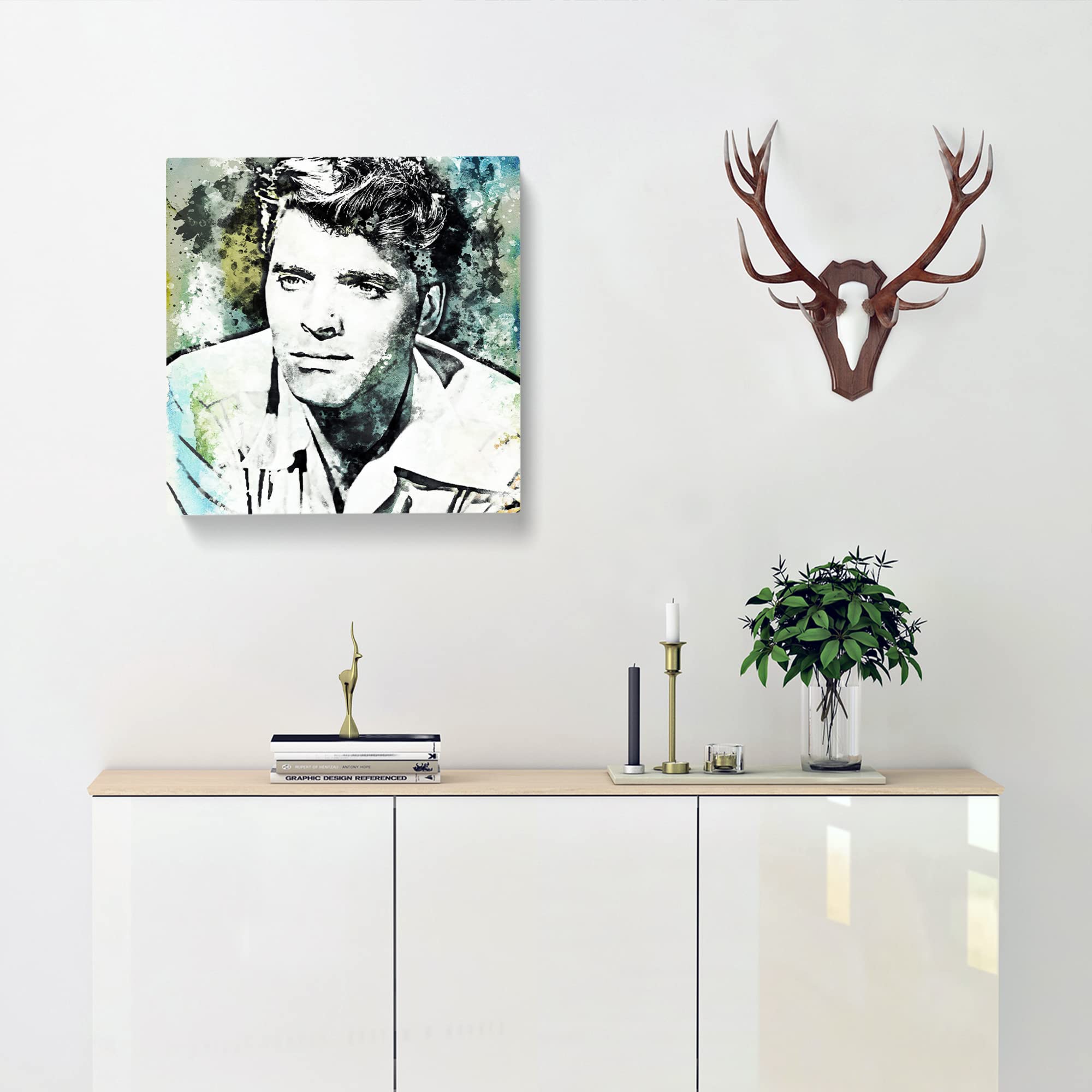 Burt Lancaster Canvas Print, Mixed, 35L x 35W cm - Image 2
