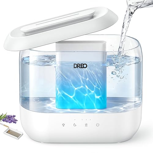 Dreo Humidifiers for Bedroom, 4L Top Fill for Large Room,