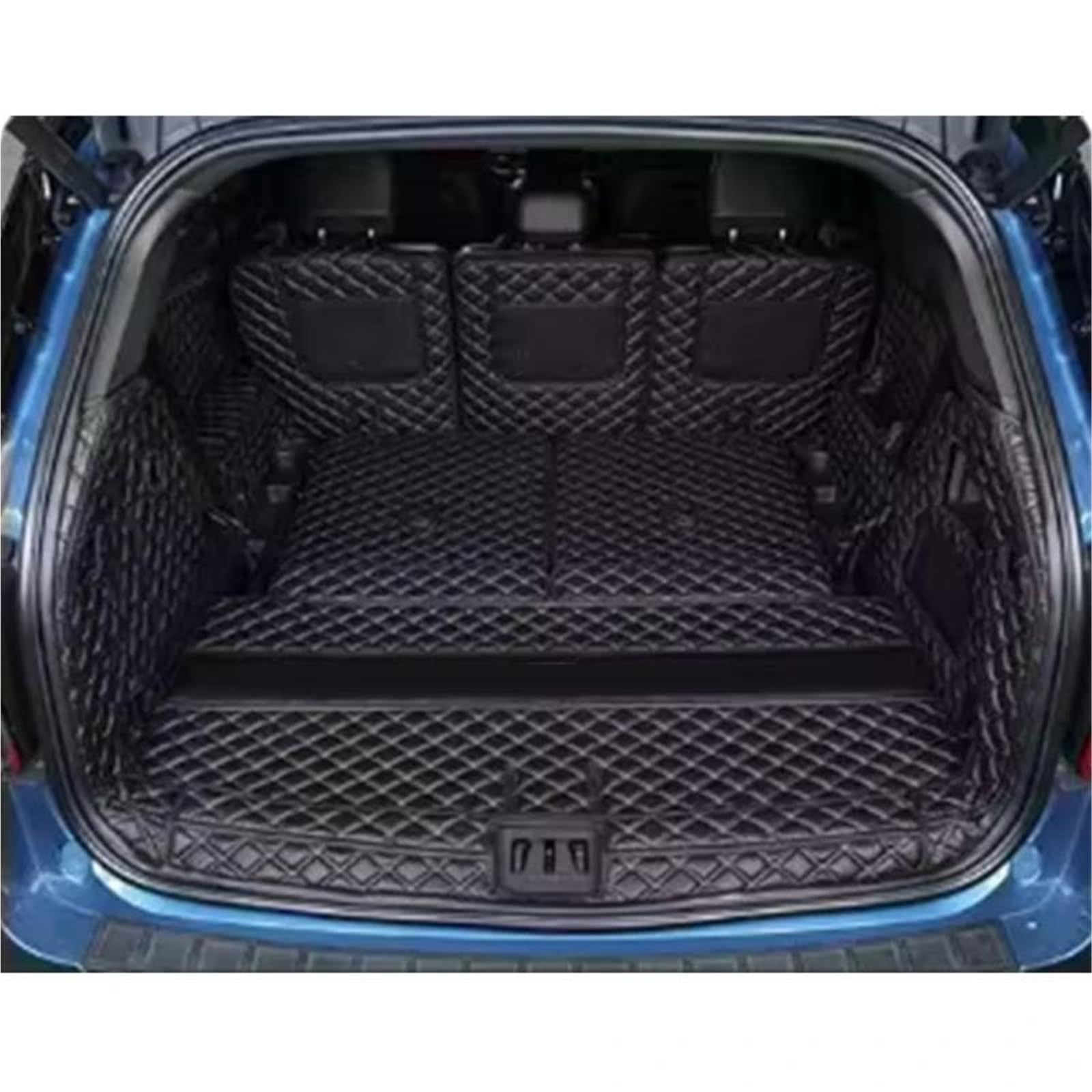 Vasca Custodia Per Baule Per Ford Per Explorer 2020-2024 Tappetino Principale Bagagliaio Di Un'auto Personalizzato Impermeabile Antigraffio Protezione Antiscivolo(Black,2022)