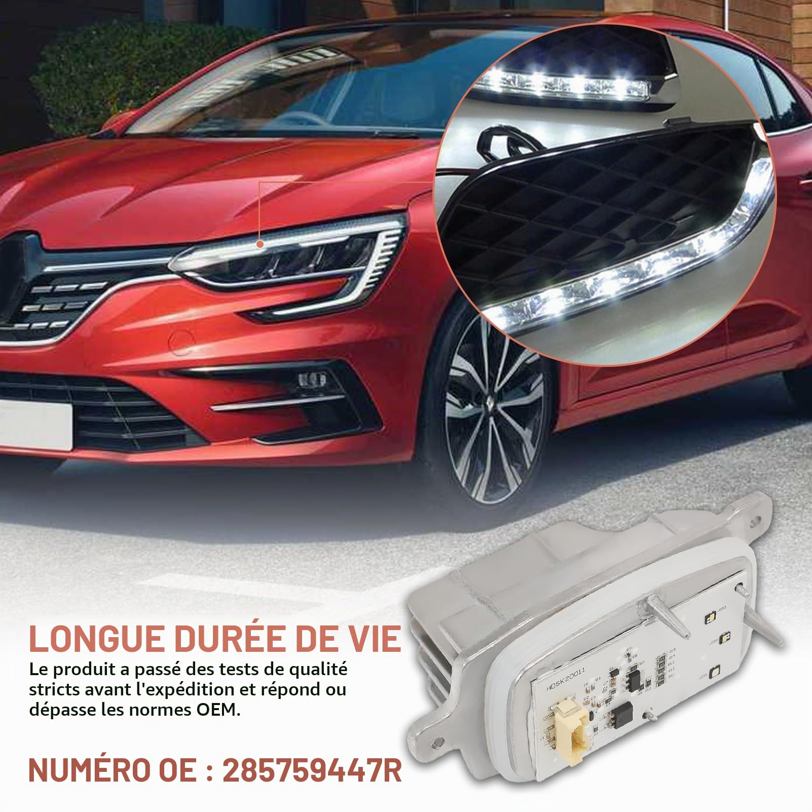 Module D'éclairage Jour Ballast Phare Xénon Megane 4 285759447R
