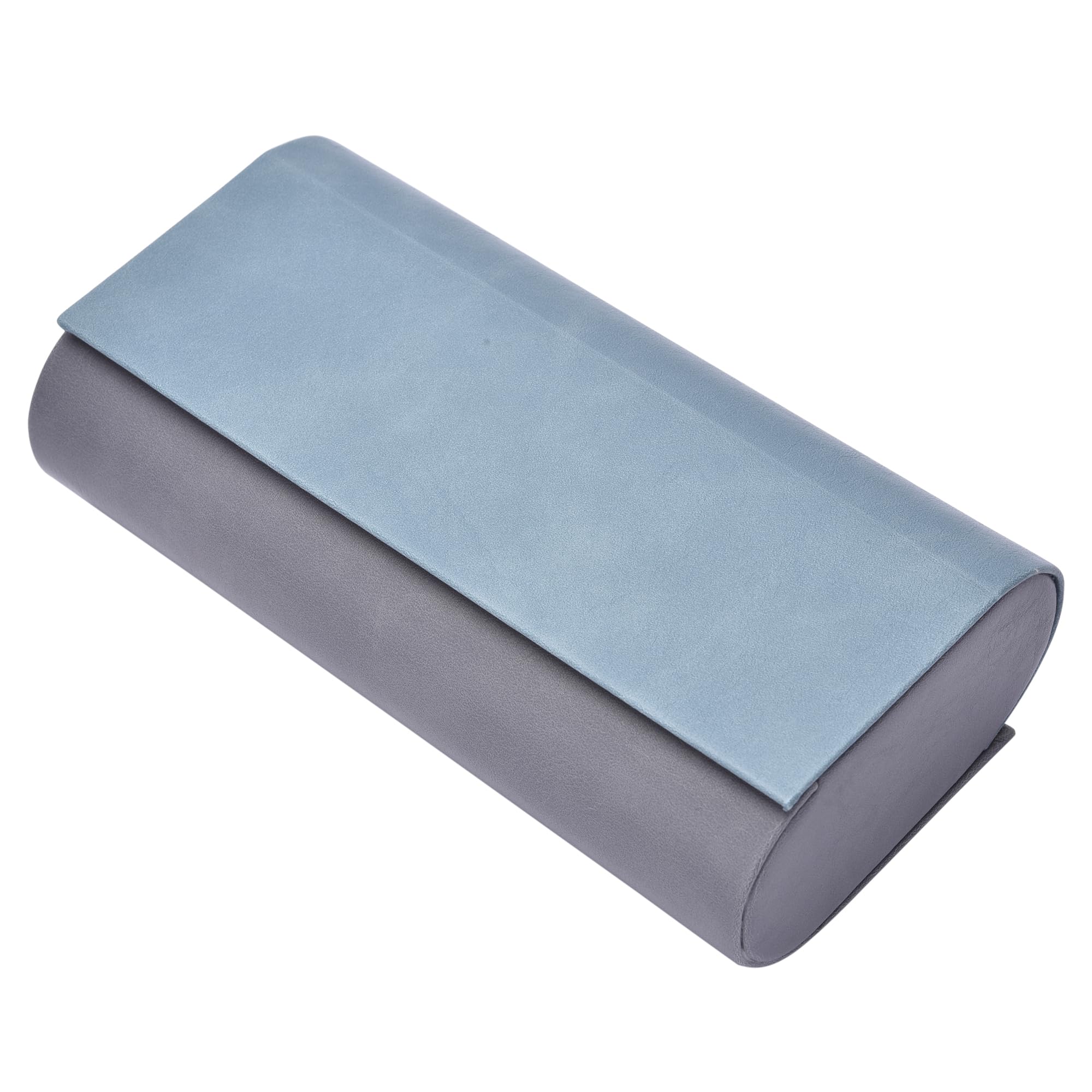 Philley Dual Glasses Case 2-in-1 PU Leather Hard Shell Double Eyeglasses case for Women & Men