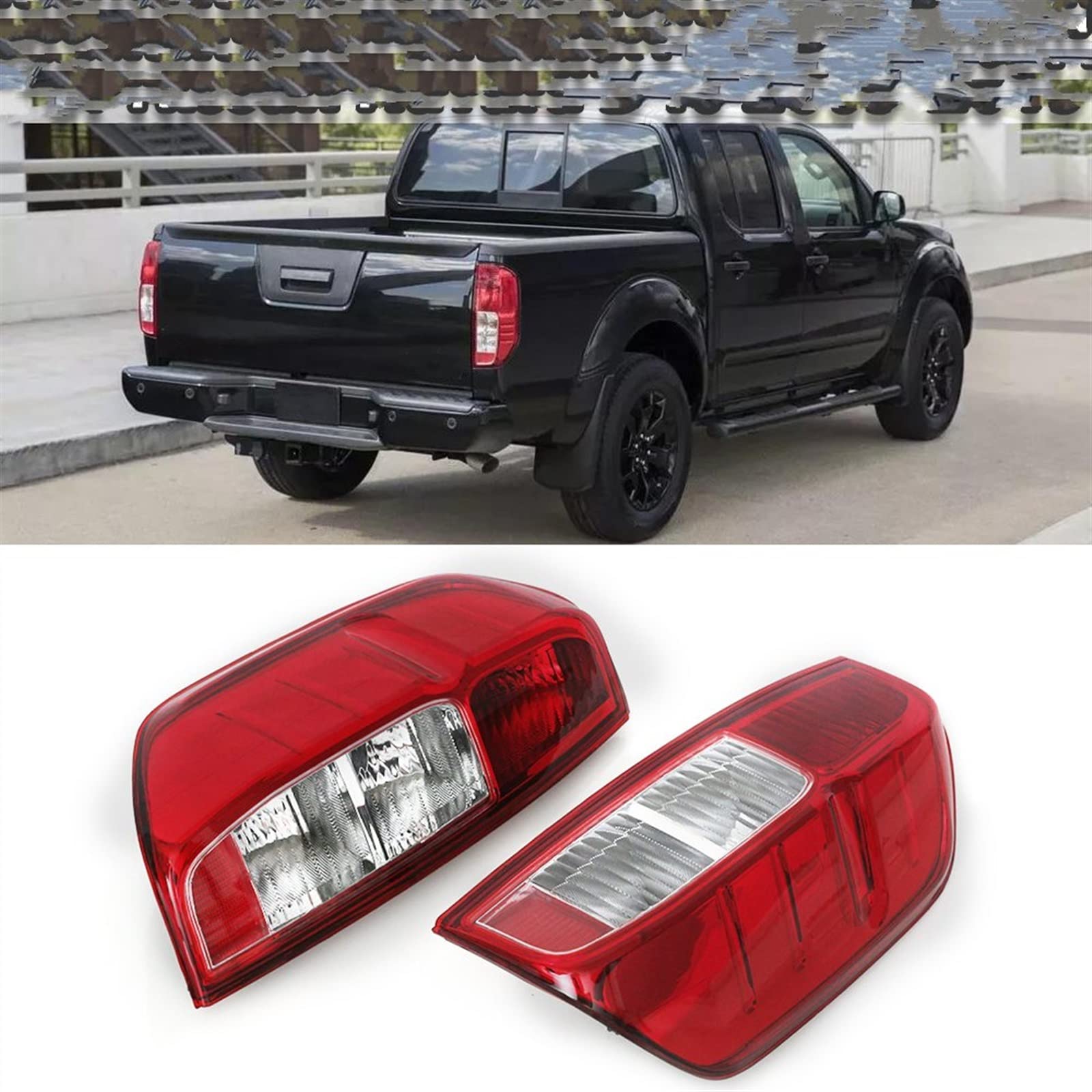 Generico Auto Fanale Posteriore Luci Di Arresto Lampada Parcheggio Senza Lampadine Per Nissan Per Navara D40 2005-2015(Right)