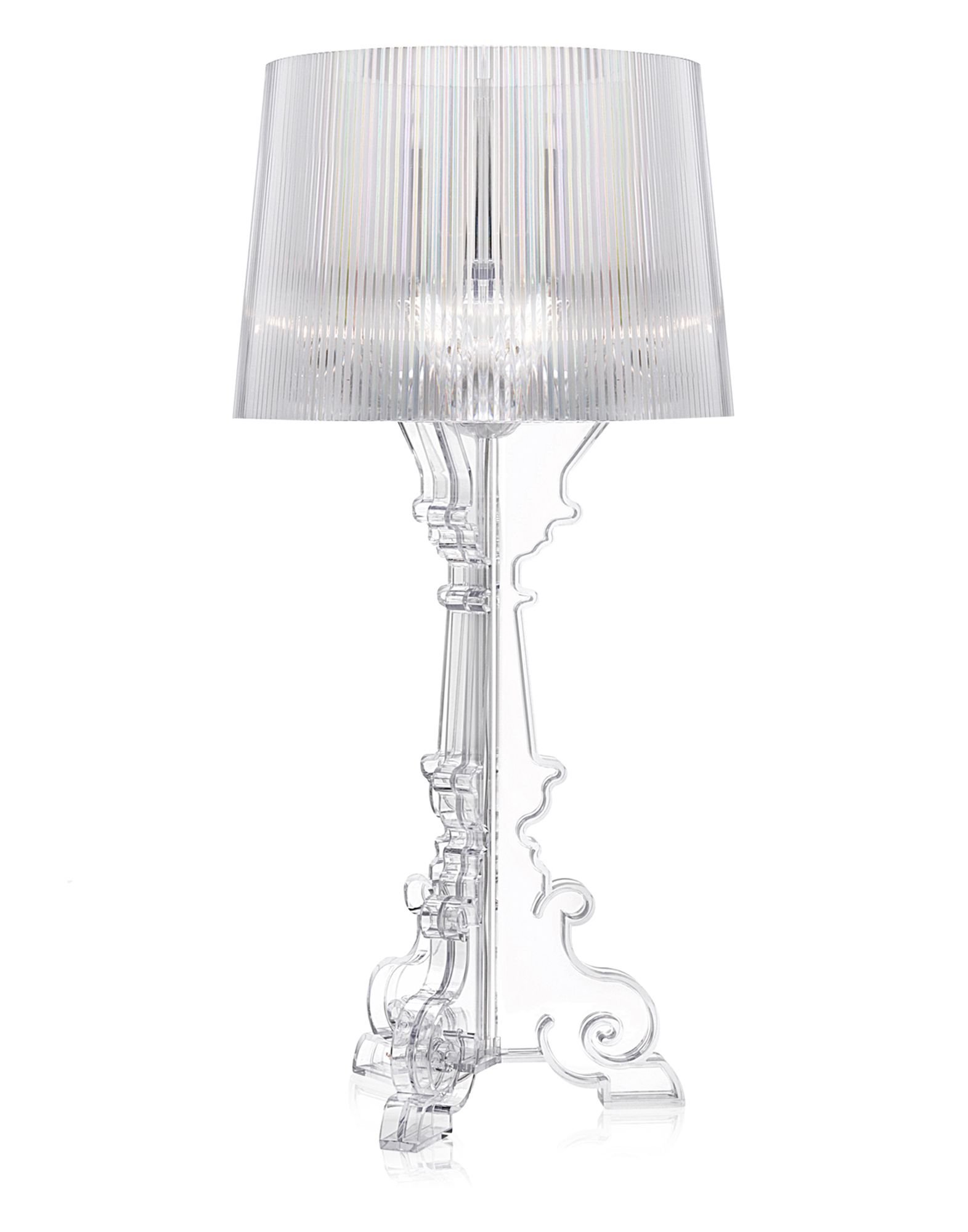 Kartell Bourgie Lampada da Tavolo, Dimmerabile E14, 40 W, Cristallo