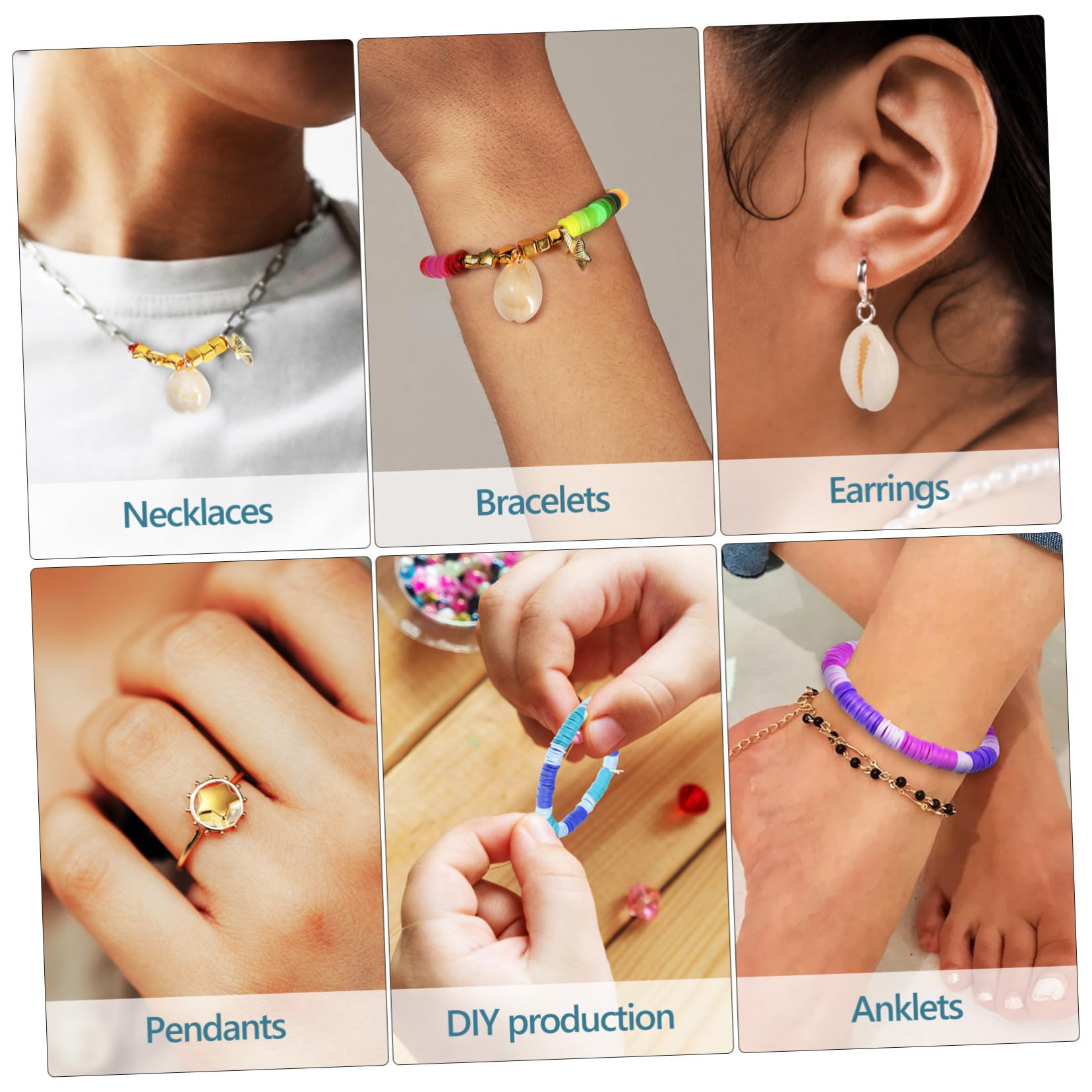 Artibetter Tonperlen Schmuckset mit Zubehör für DIY Armband Basteln Inklusive Werkzeugen und Materialien Vielfältige Stile und Leuchtende Farben für Anfänger und Geschenke