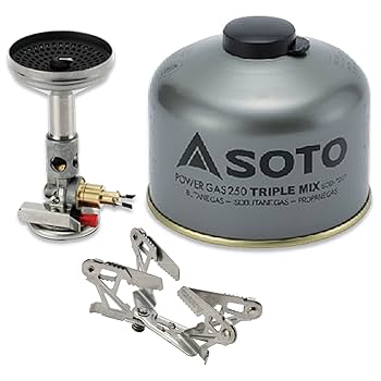 未使用 soto ウインドマスター sod-310 4本ゴトク od缶　セット 新富士バーナー SOTO マイクロレギュレーターストーブ ウインド