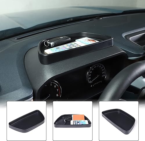 Miniatura 6 de Aunginsy Caja de almacenamiento para salpicadero compatible con Ford Maverick 2022 2023 2024 consola central de camión, bandeja de almacenamiento,