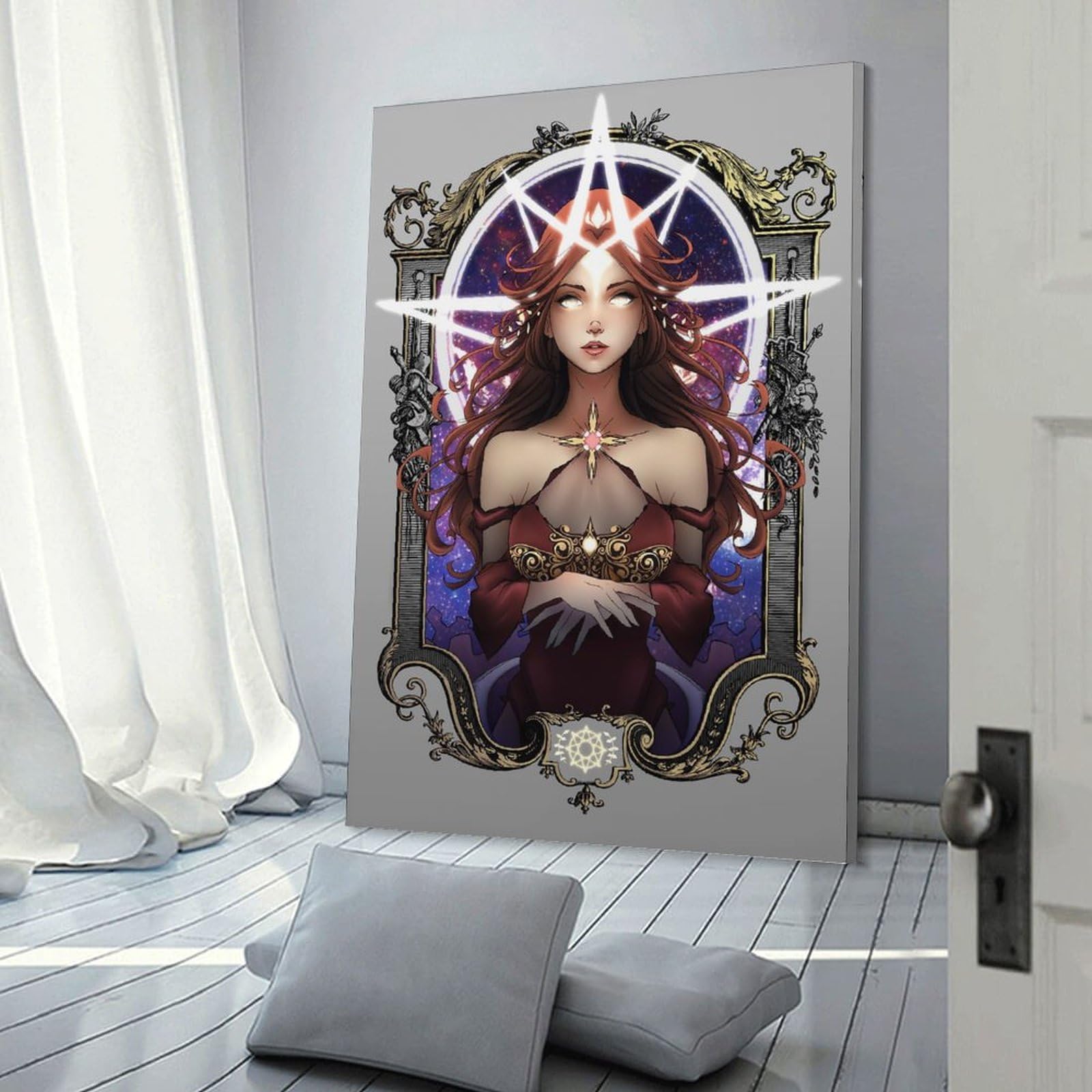 Junmoney Hemera The Day Decorative Wall Artwork, 20x30inch(50x75cm), for Hallway, Lounge Or Guest Room, Decorative Present for New Homes