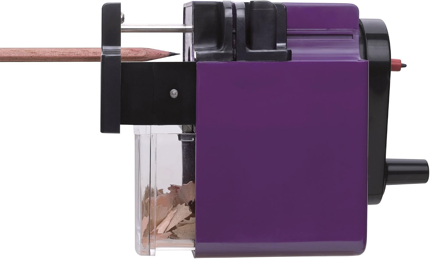 Swordfish 40305 OmniPoint Mechanical Versatile Manual Pencil Sharpener, 8-12 mm - Purple