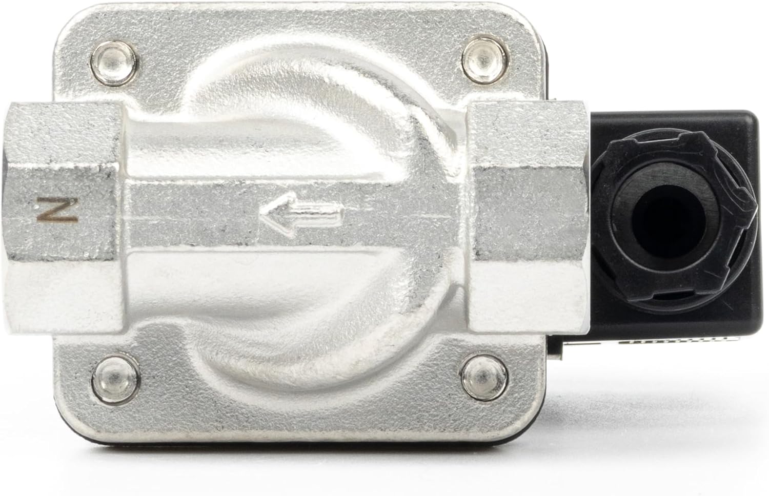 U.S. Solid 1/2" Stainless Steel Solenoid Valve - 110V AC Normally Closed Electric Solenoid Valve with Viton Seal, Junction Box Type